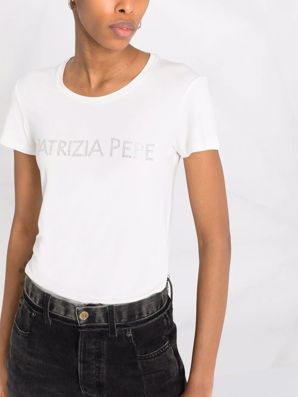 фото Patrizia pepe футболка с логотипом