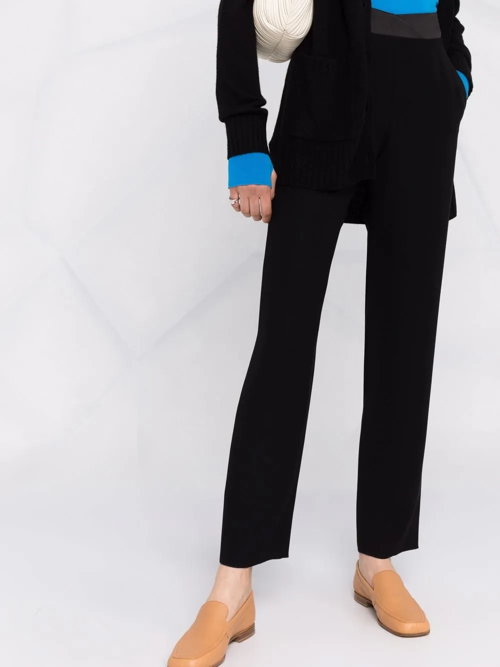 фото Emporio armani прямые брюки с завышенной талией