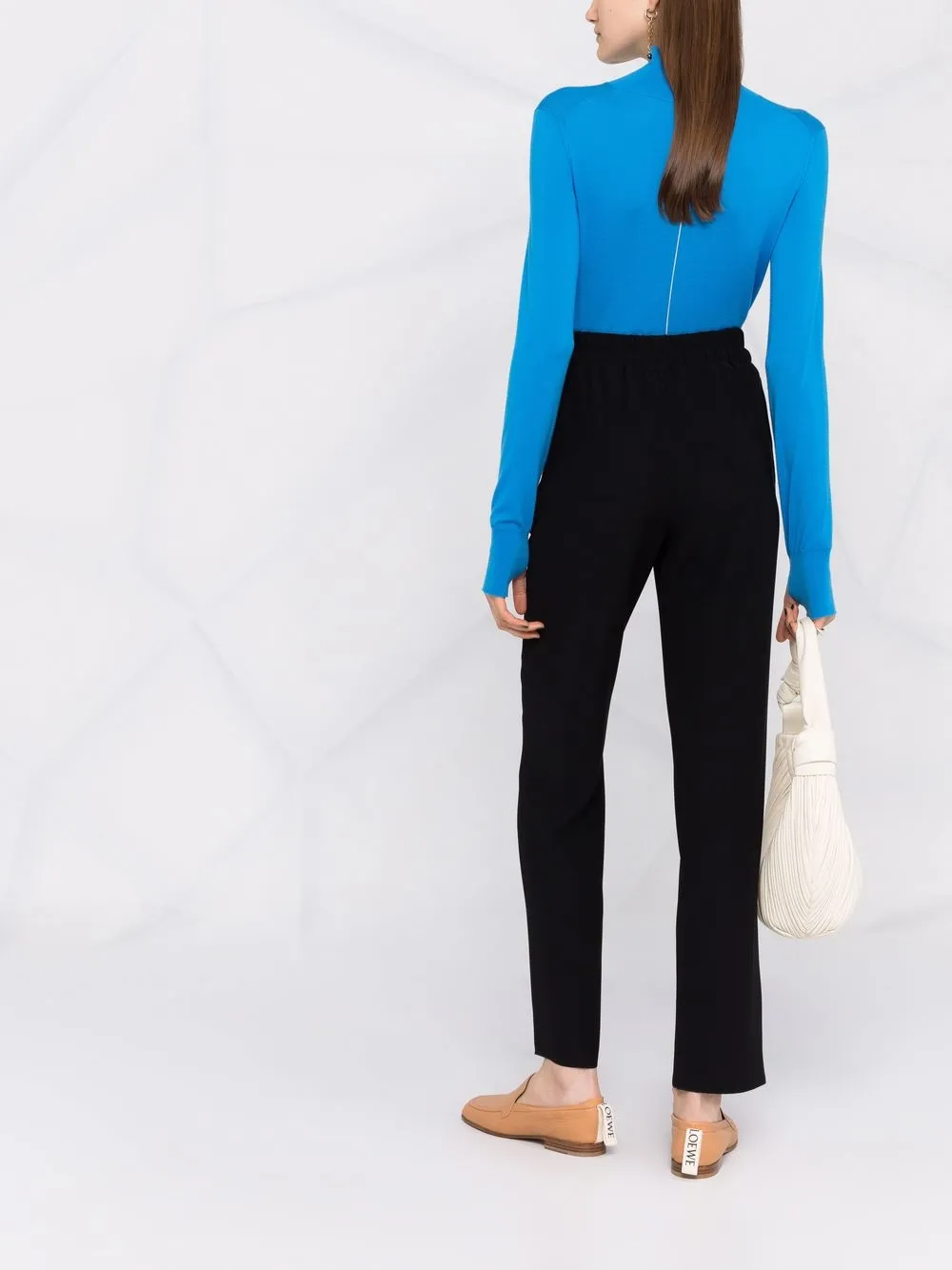 фото Emporio armani прямые брюки с завышенной талией