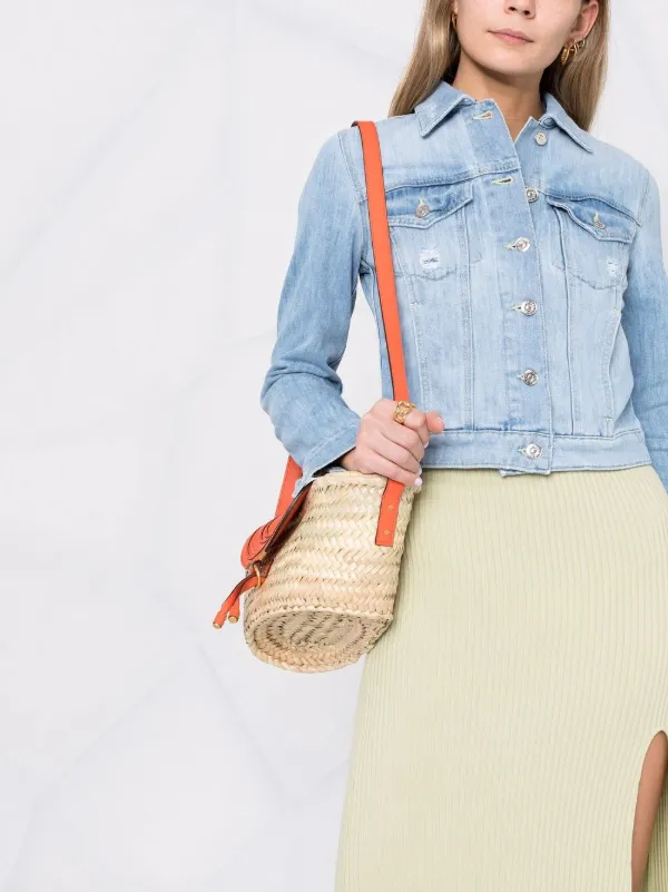 DONDUP ripped-detail Denim Jacket 