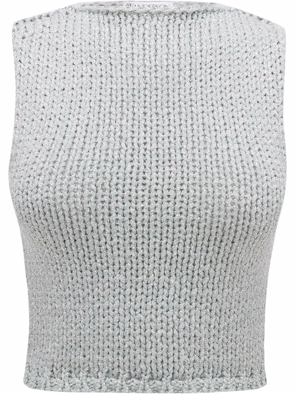 

JW Anderson top tejido corto - Plateado