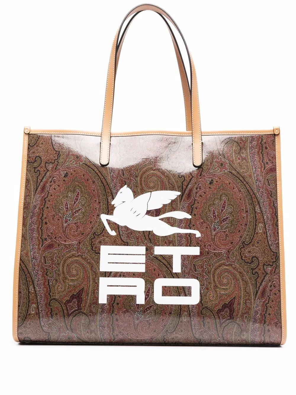 

ETRO paisley-print shopping tote bag - Brown