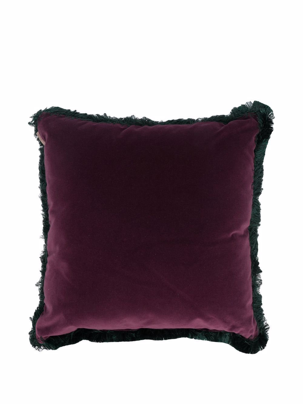 фото Etro home подушка с бахромой и цветочным принтом