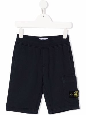 Farfetch Jungen Kleidung Hosen & Jeans Kurze Hosen Shorts Logo-print shorts 