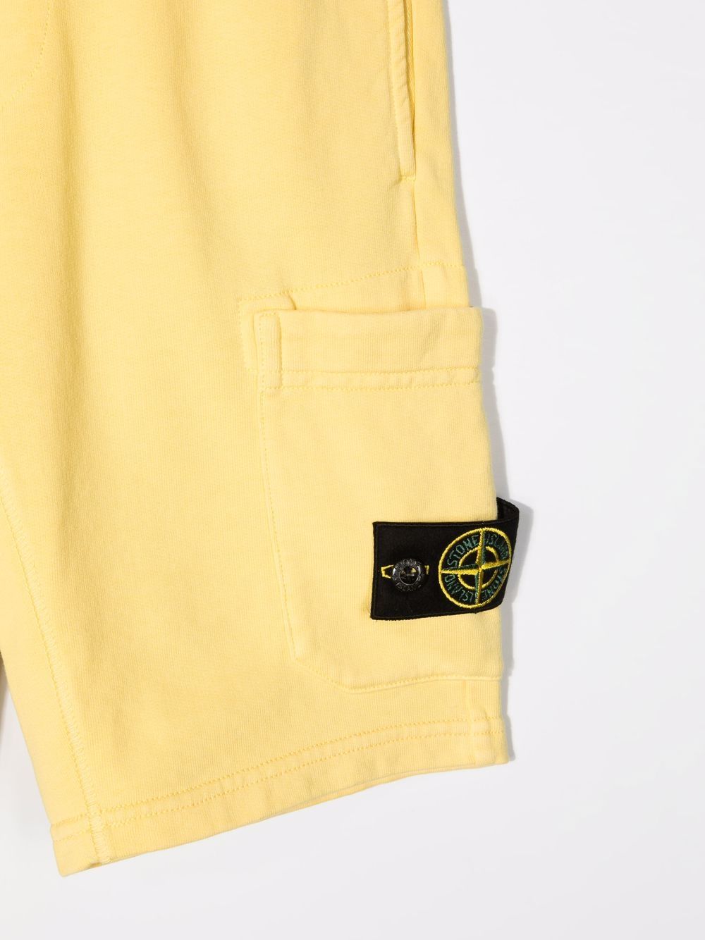 фото Stone island junior шорты с нашивкой-логотипом