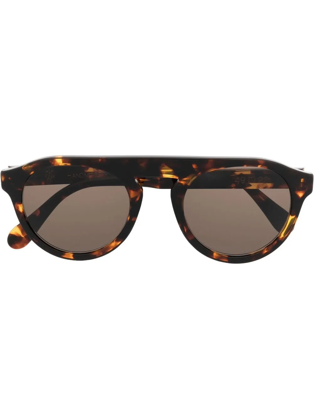 

Eleventy tortoiseshell-effect round-frame sunglasses - Brown