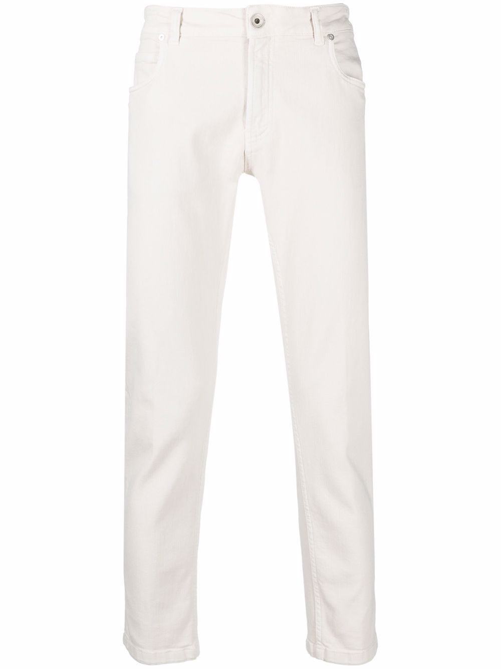 фото Eleventy five-pocket cotton straight-leg trousers