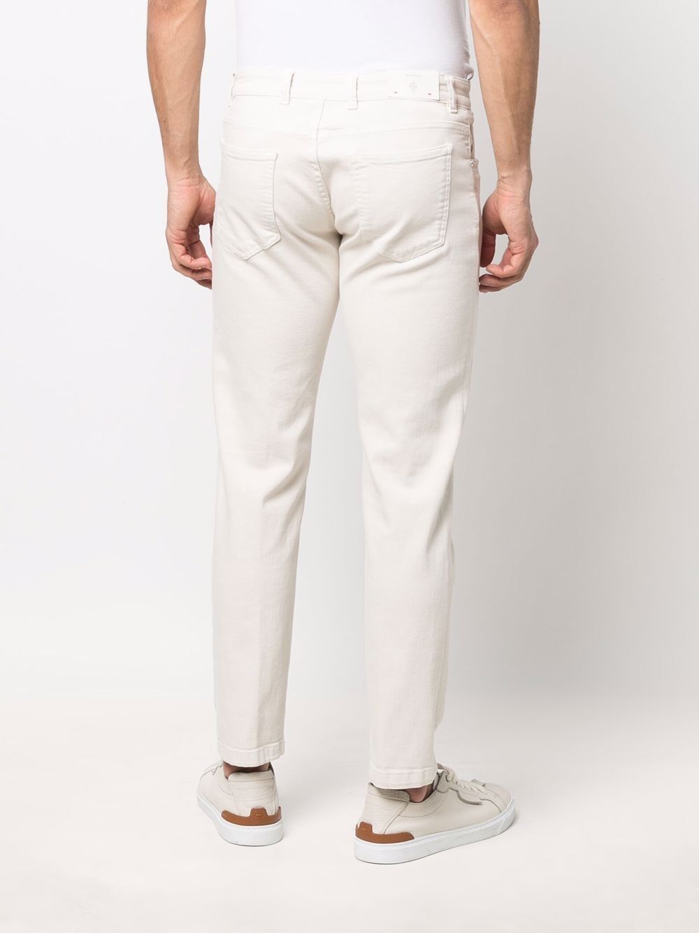 фото Eleventy five-pocket cotton straight-leg trousers