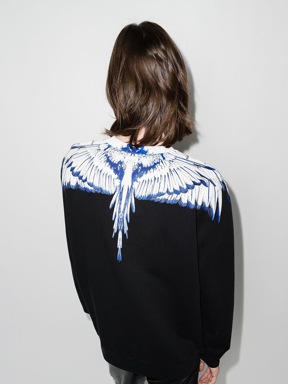 фото Marcelo burlon county of milan mb icon wings crw swt blk wht