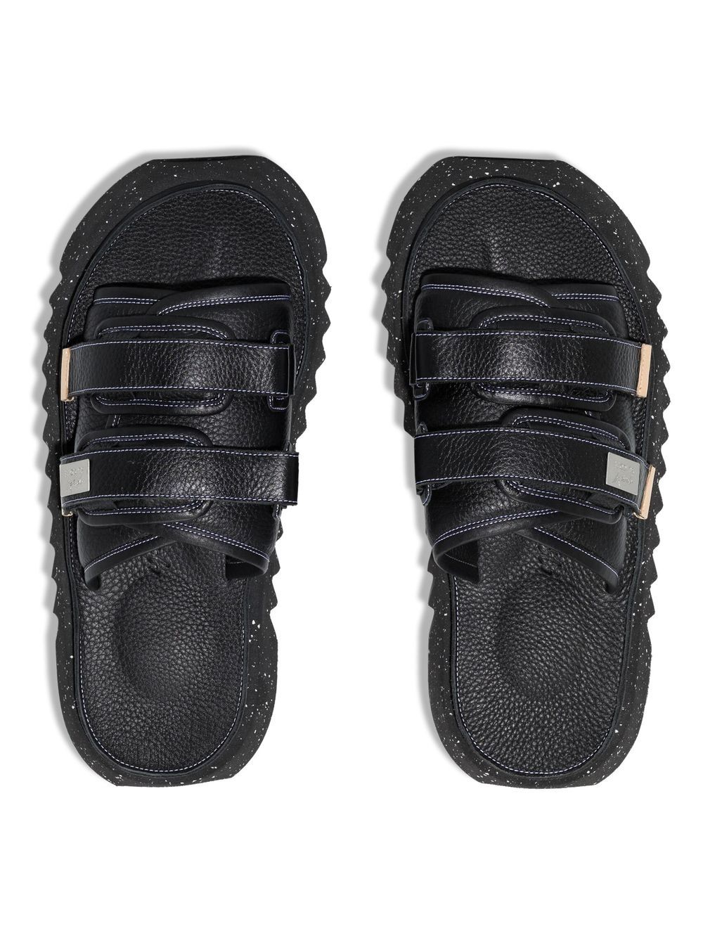 Shop Marsèll X Suicoke Double-strap Sandals In Black