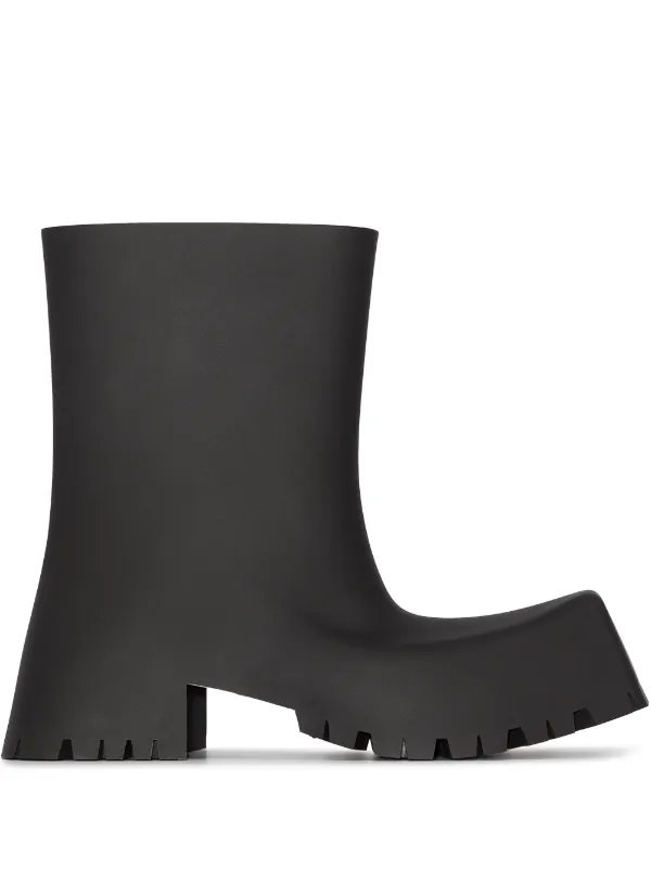 Balenciaga Trooper block-heel Rubber Boots - Farfetch