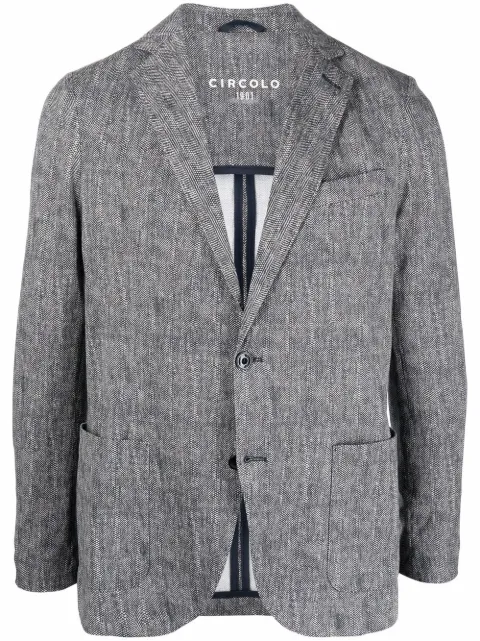 Circolo 1901 single-breasted cotton-blend blazer
