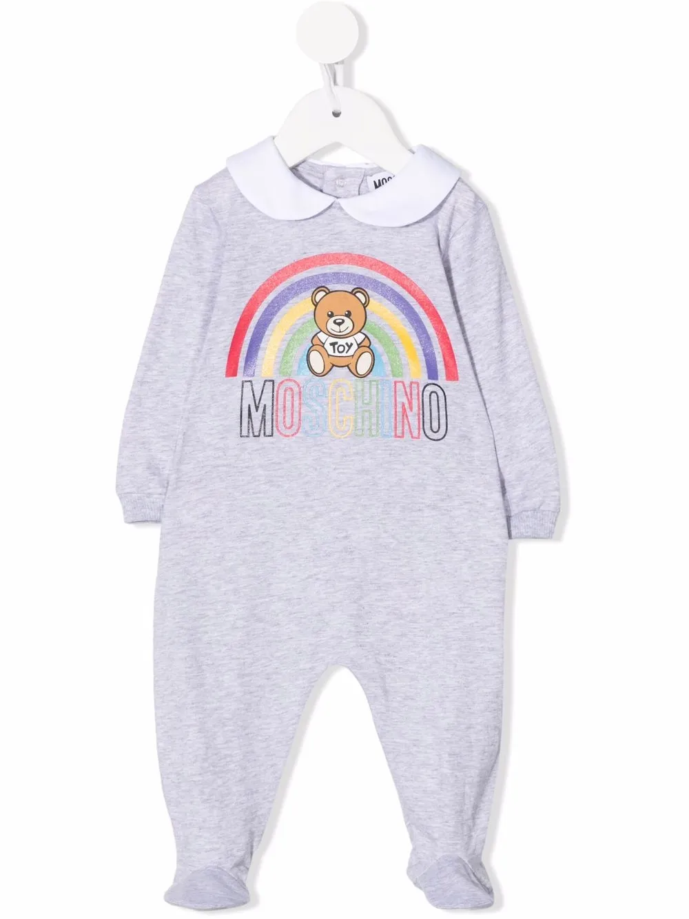 

Moschino Kids mameluco con estampado Teddy Bear - Gris