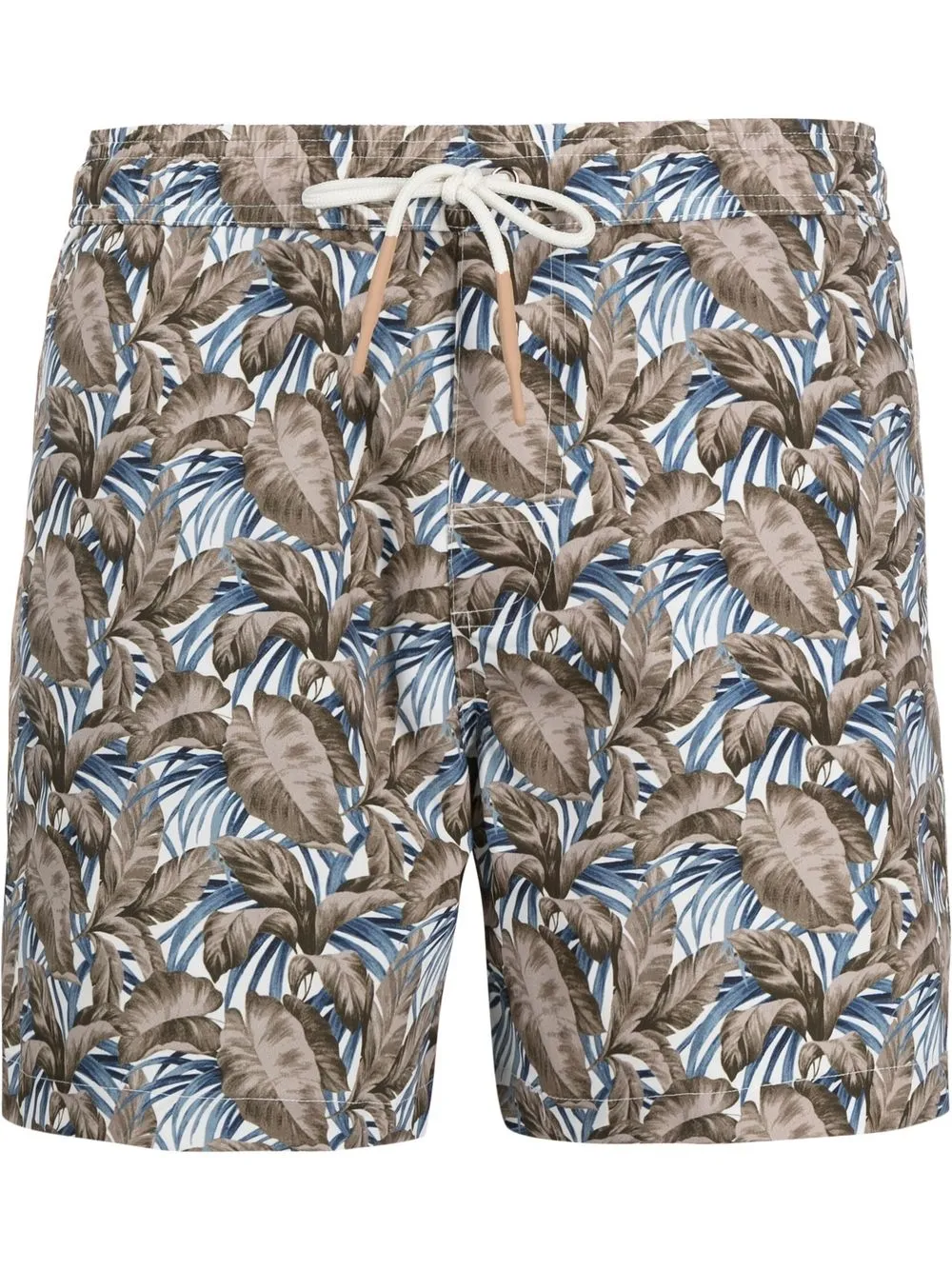 

Eleventy shorts de playa con cordones en la pretina - Azul