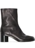 Maison Margiela Tabi 60mm leather ankle boots - Black