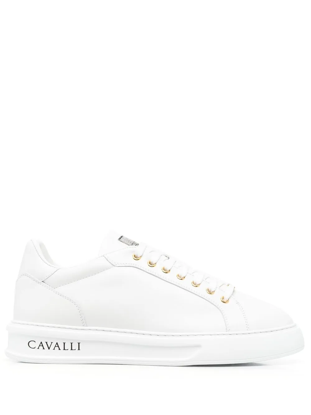 

Roberto Cavalli logo-sole low-top sneakers - White