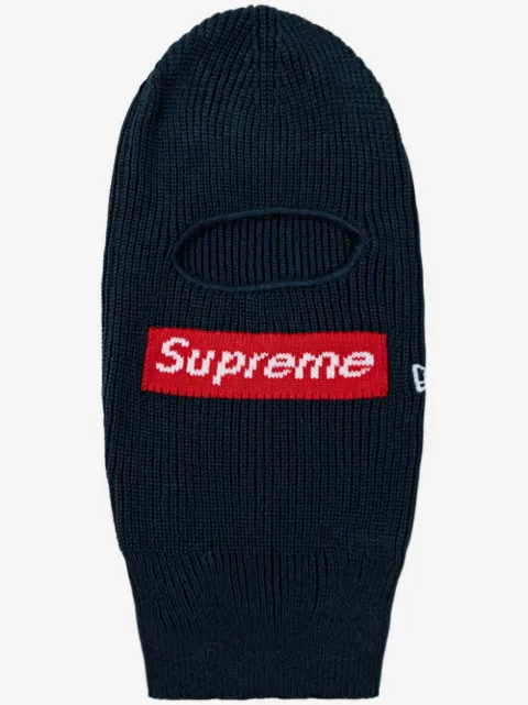 Supreme pasamontañas con logo de Supreme x New Era