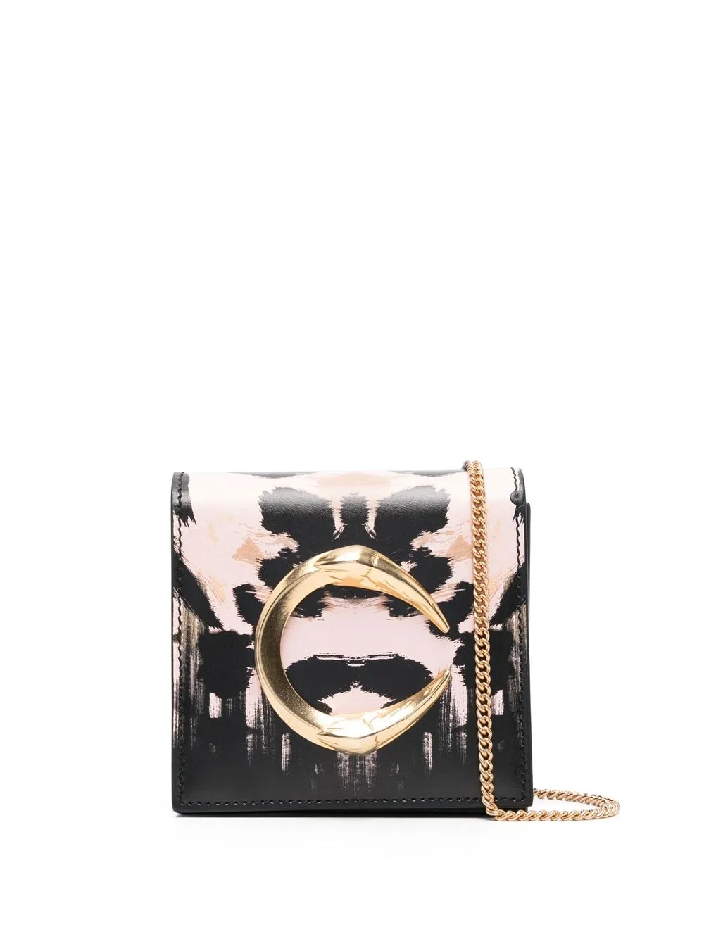 

Roberto Cavalli bolsa crossbody con estampado de cebra - Negro