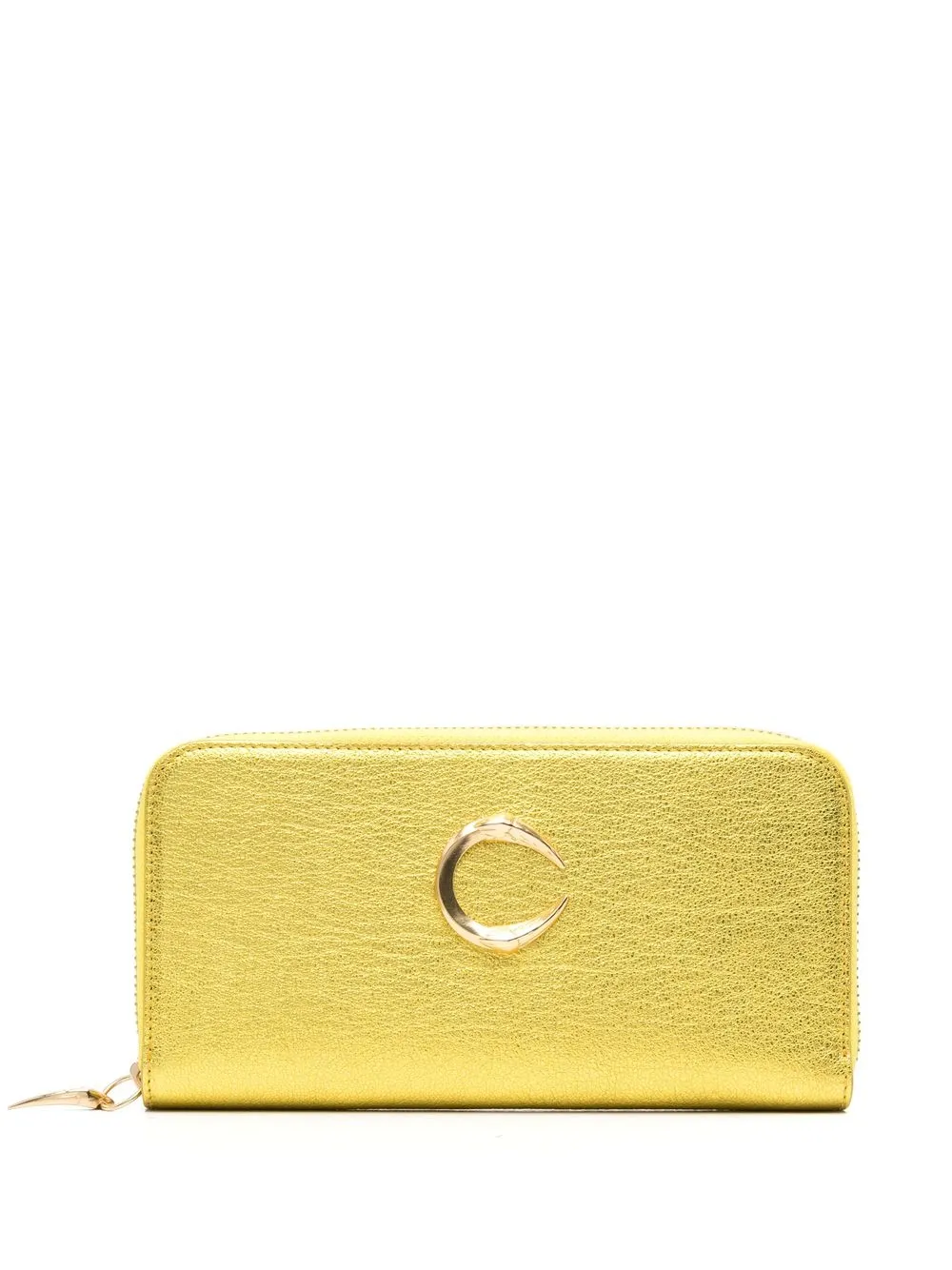 

Roberto Cavalli metallic long wallet - Yellow