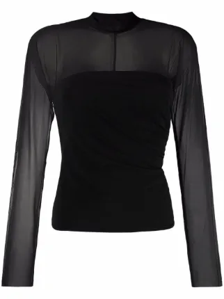 Helmut lang sheer store top