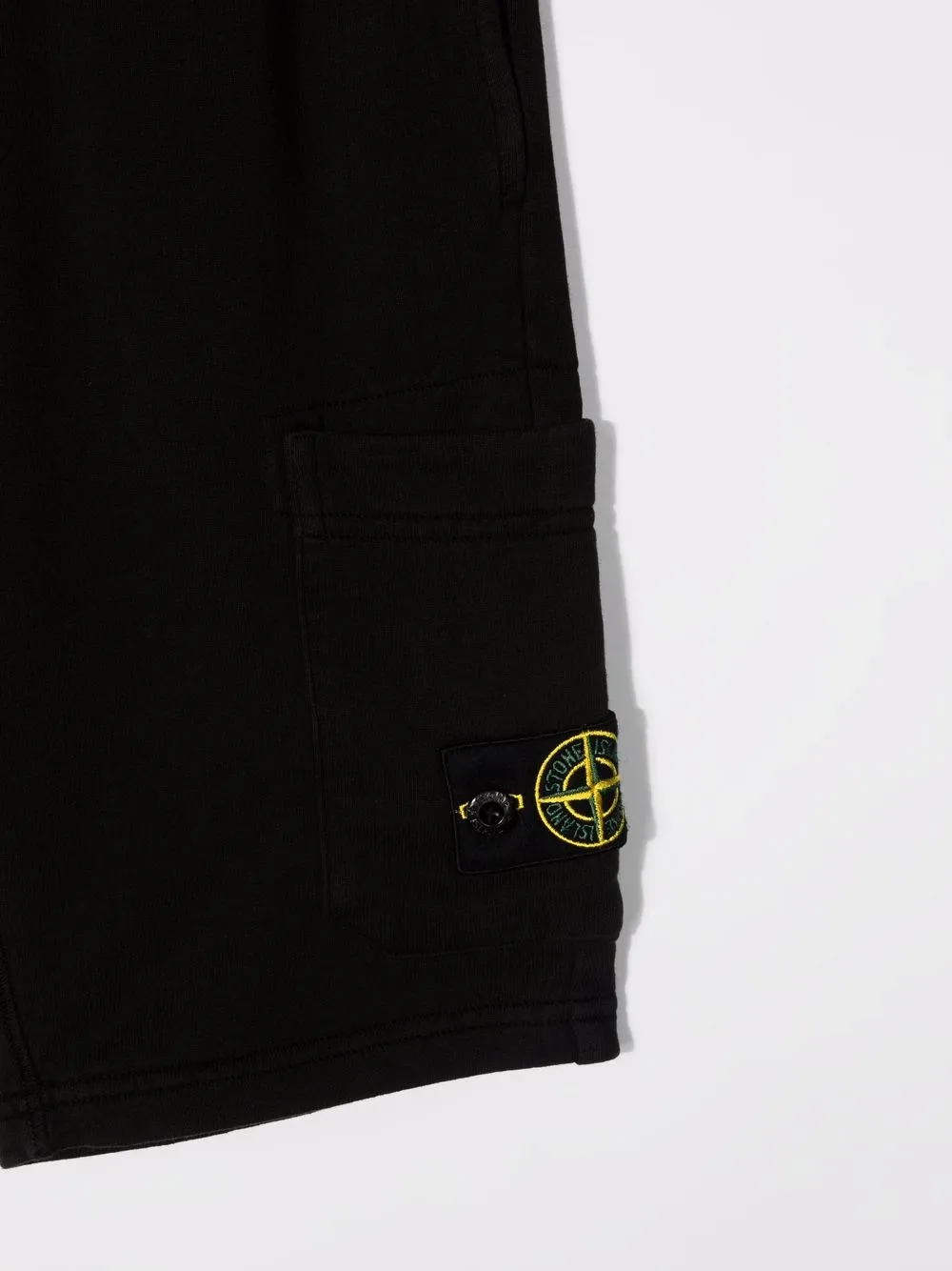 фото Stone island junior шорты с нашивкой-логотипом