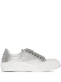 Alexander McQueen Deck Plimsoll low-top sneakers - Silver
