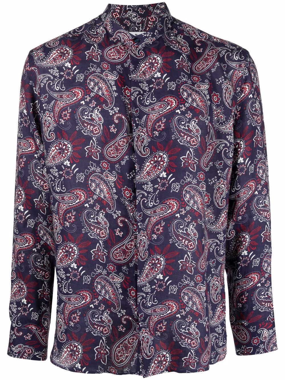 ETRO paisley-print Linen Shirt - Farfetch