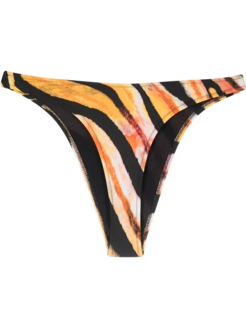 Roberto Cavalli tiger-print bikini bottoms