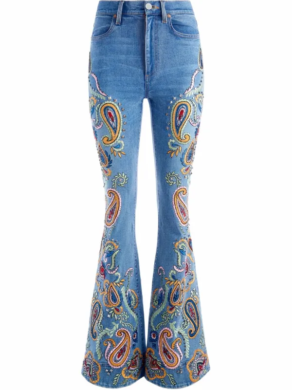 Alice+Olivia high-rise Flared Jeans 