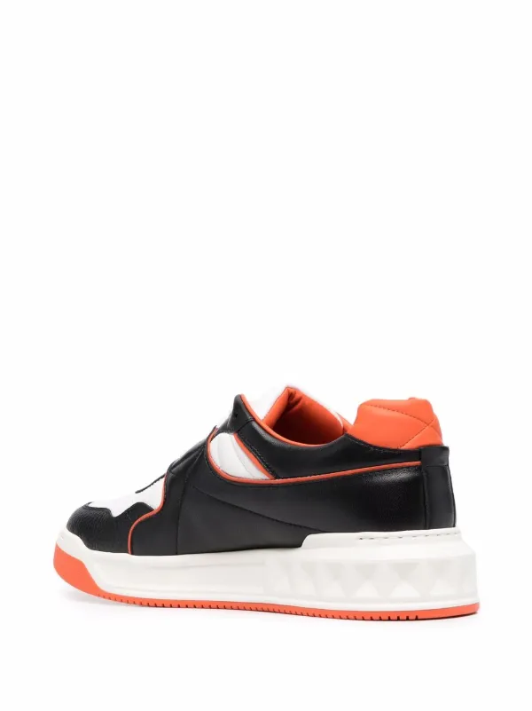 Orange valentino outlet sneakers