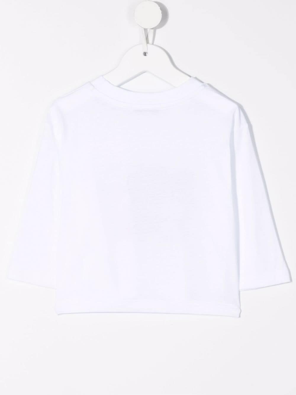 MSGM Kids T-shirt met logoprint - Wit