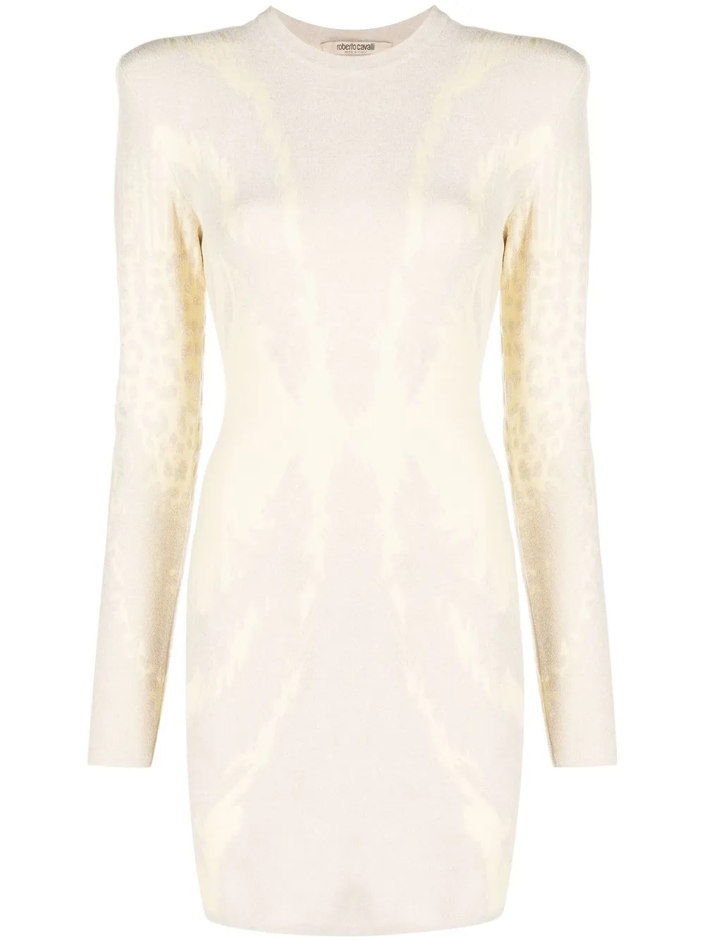 

Roberto Cavalli leopard print minidress - Neutrals