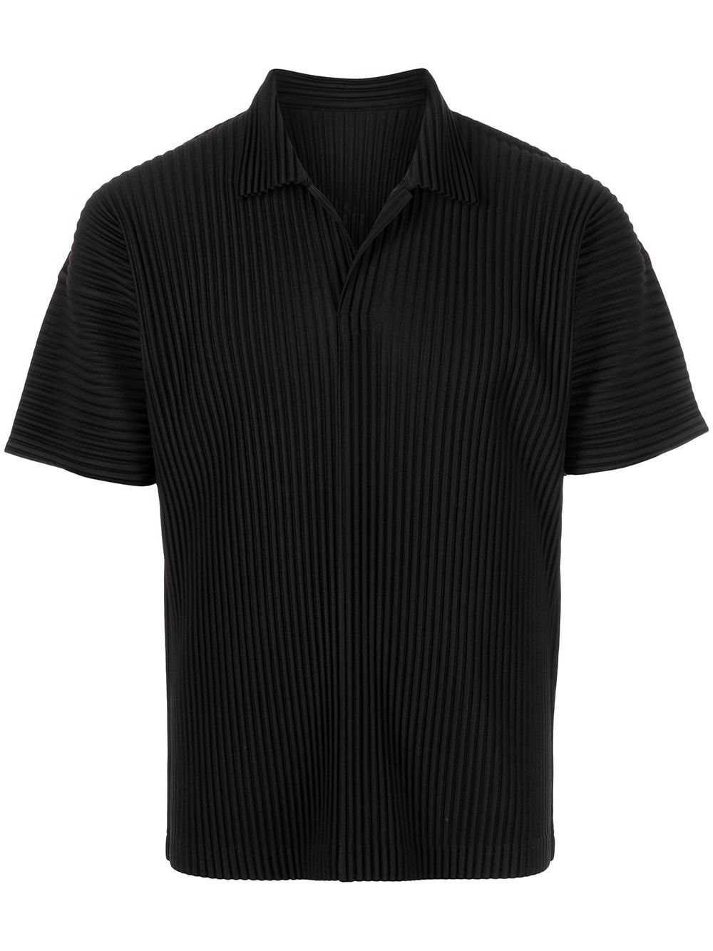 фото Homme plissé issey miyake short-sleeved pleated polo shirt