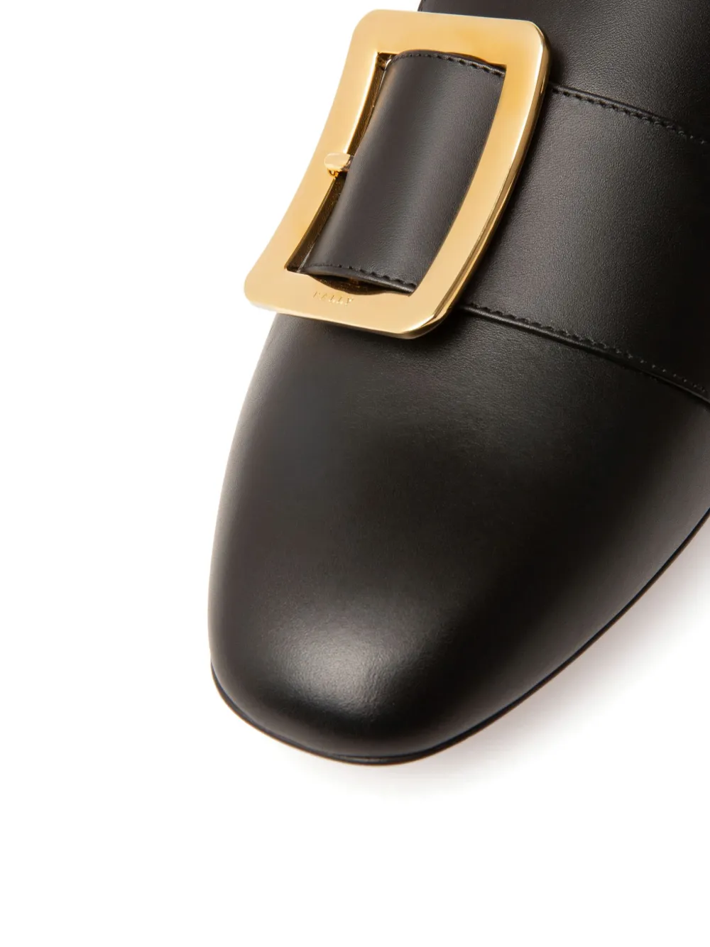 Bally Janelle loafers met blokhak Zwart