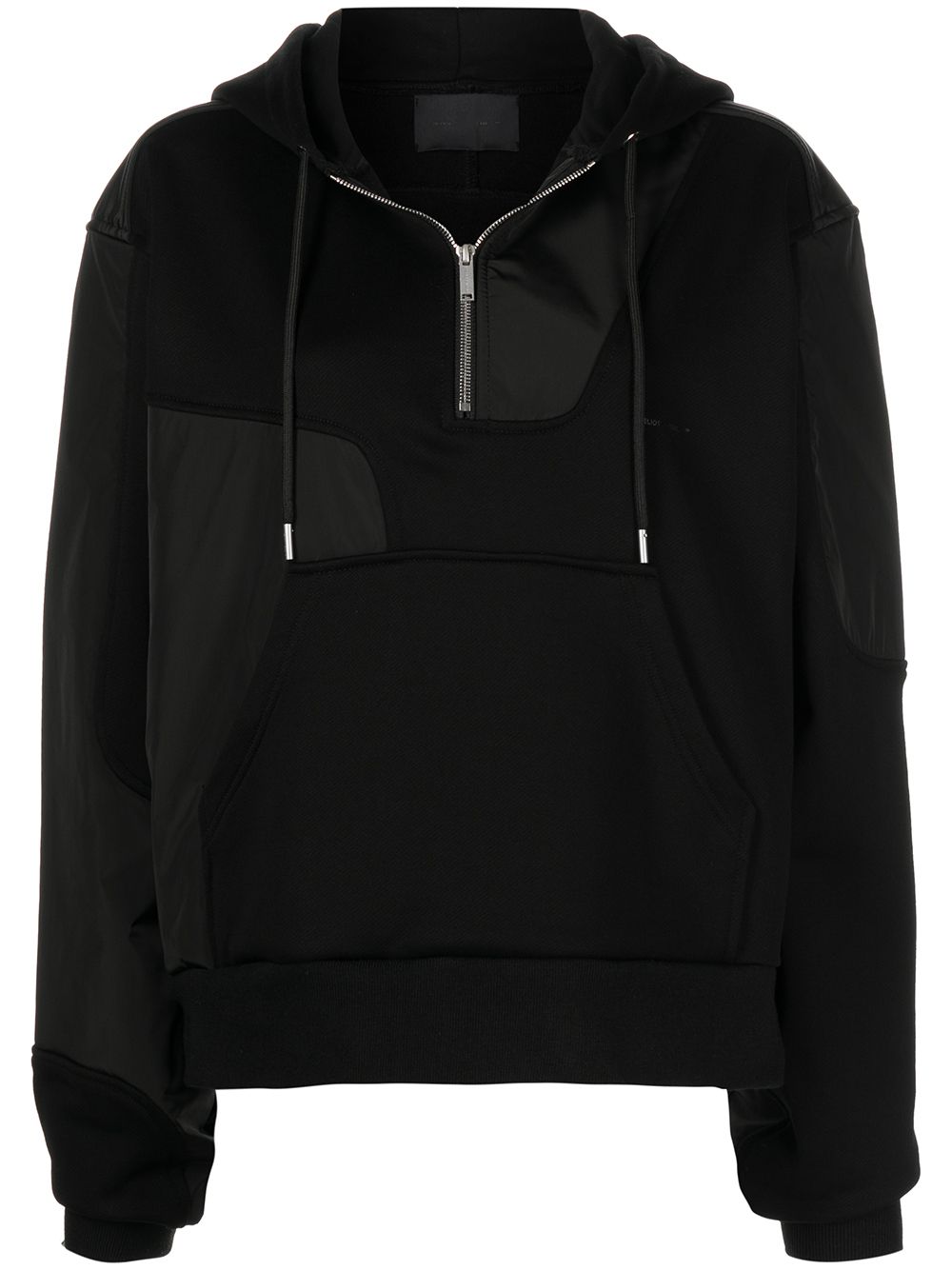 

HELIOT EMIL hoodie con diseño patchwork - Negro