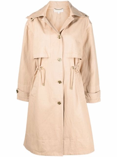 Michael Michael Kors hooded trench coat