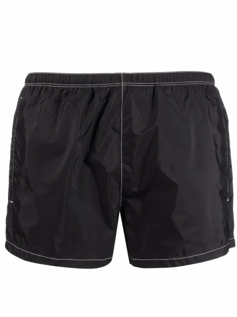 Prada Badeshorts mit Kontrastnähten