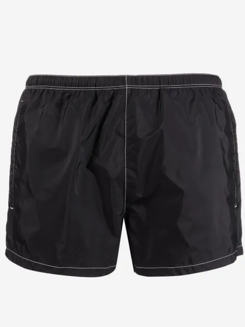 Prada short de bain à coutures contrastantes