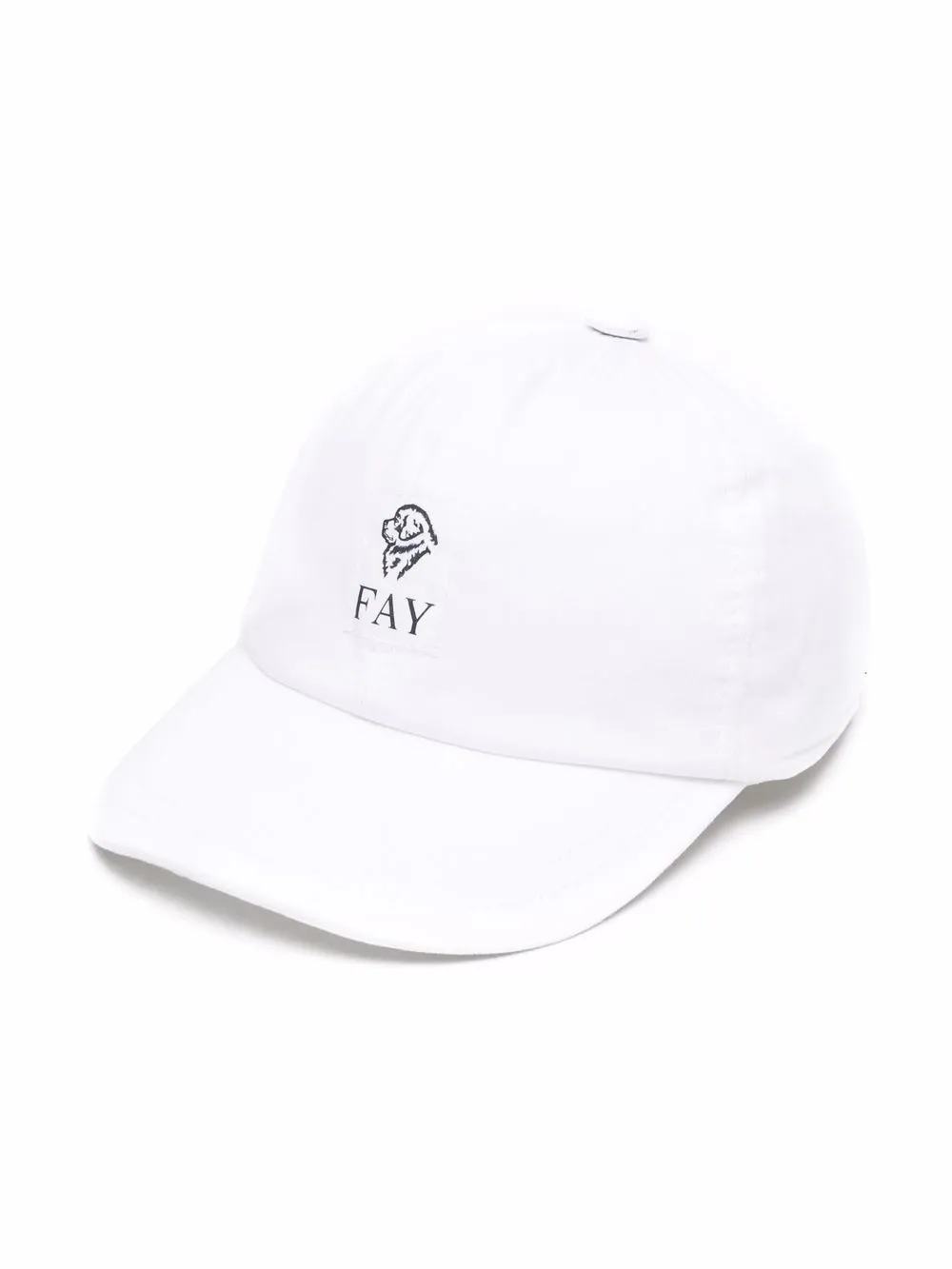 

Fay Kids gorra con parche del logo - Blanco