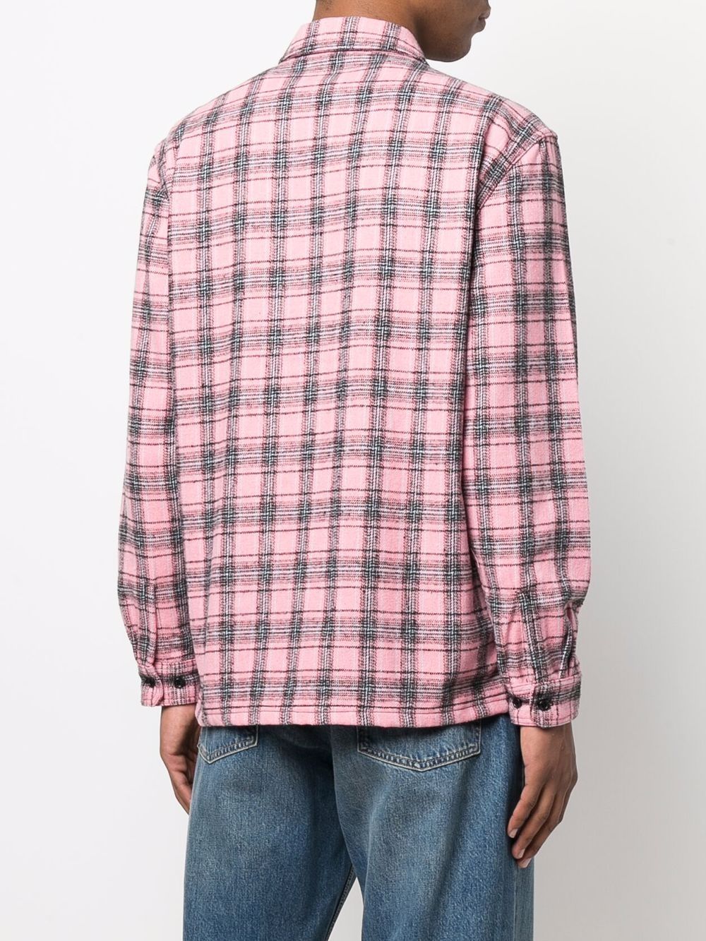 фото Pleasures vodka photo-patches plaid flannel shirt