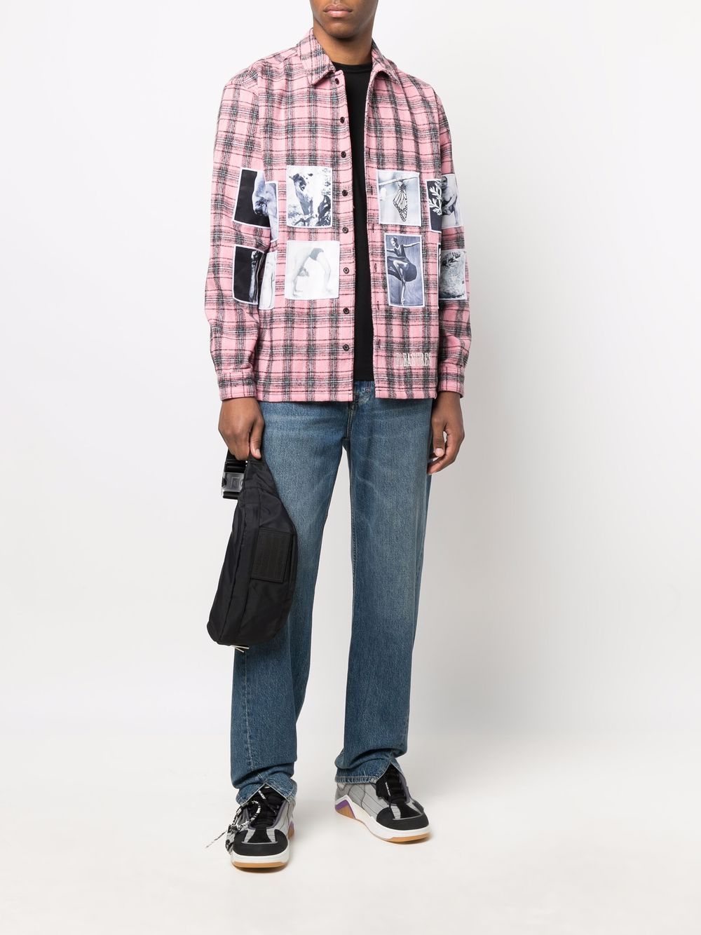 pleasures ignition plaid shirt