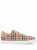 Burberry Vintage Check lace-up sneakers - Neutrals