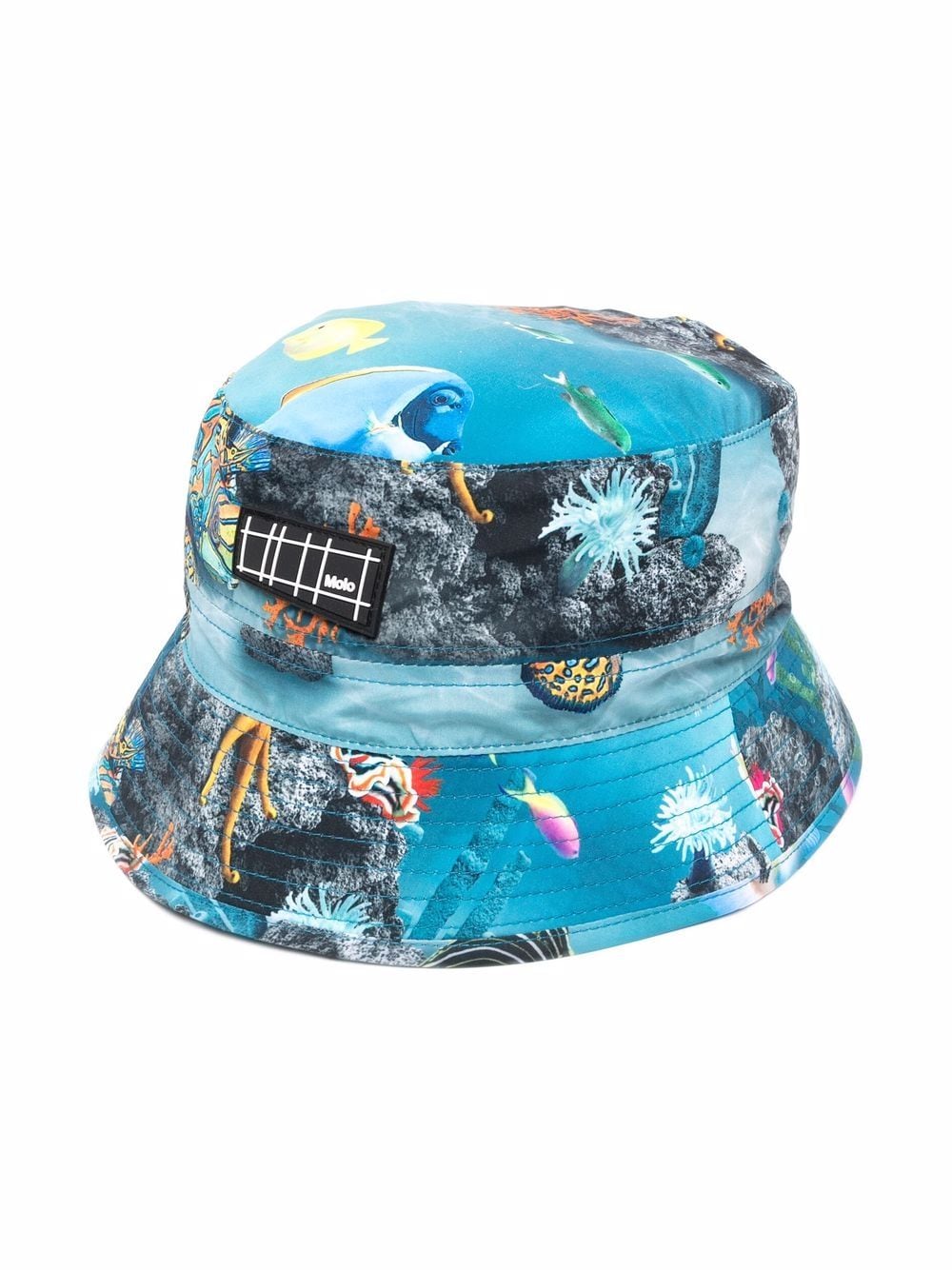 

Molo ocean living-print bucket hat - Blue