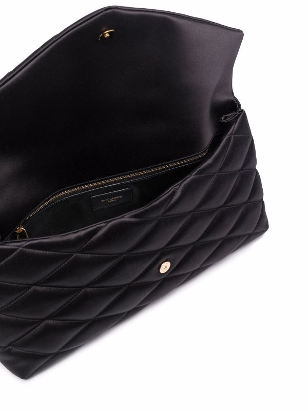 Saint Laurent Sade Puffer Quilted Clutch Bag - Farfetch