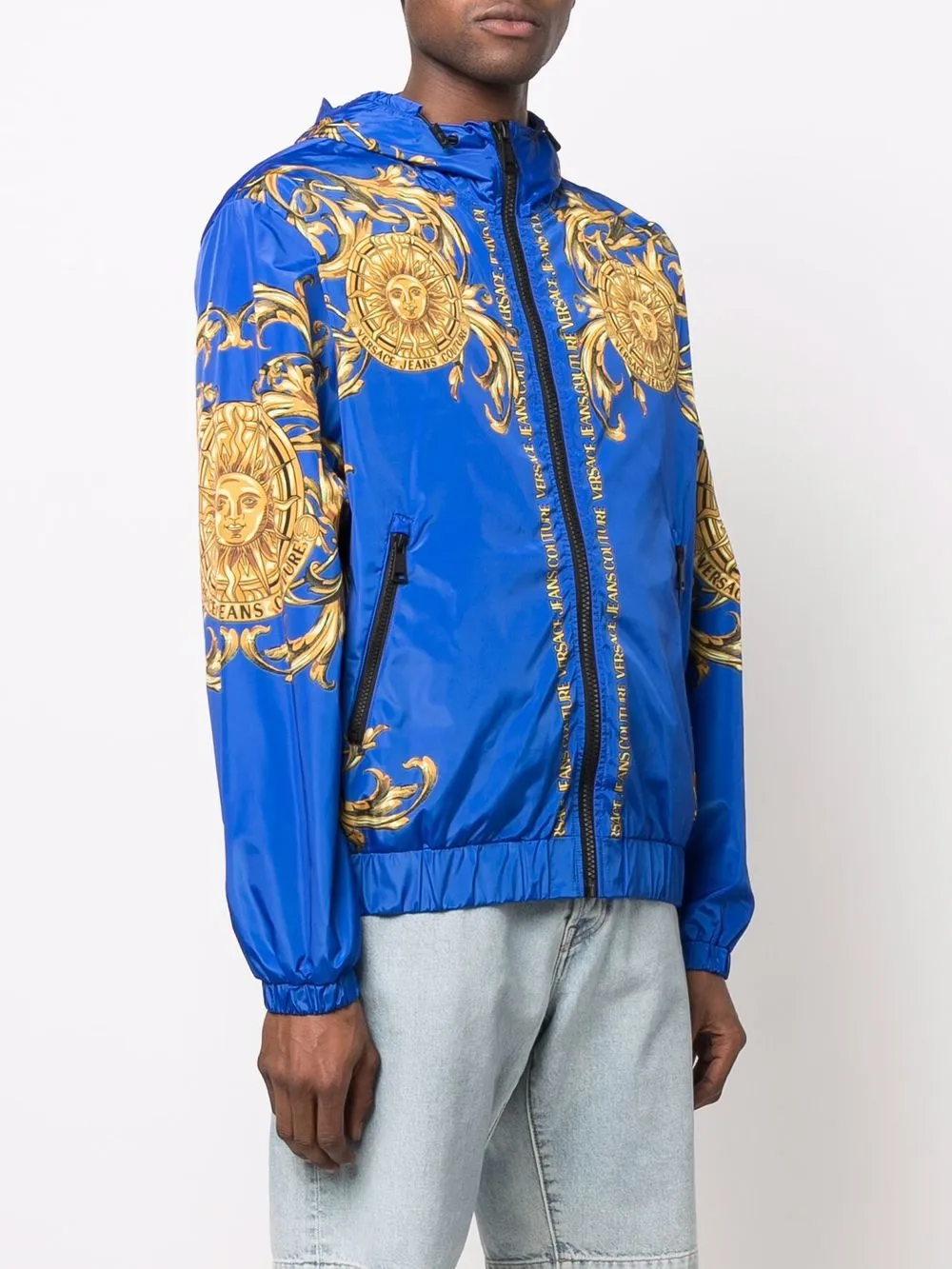 фото Versace jeans couture ветровка garland sun с капюшоном