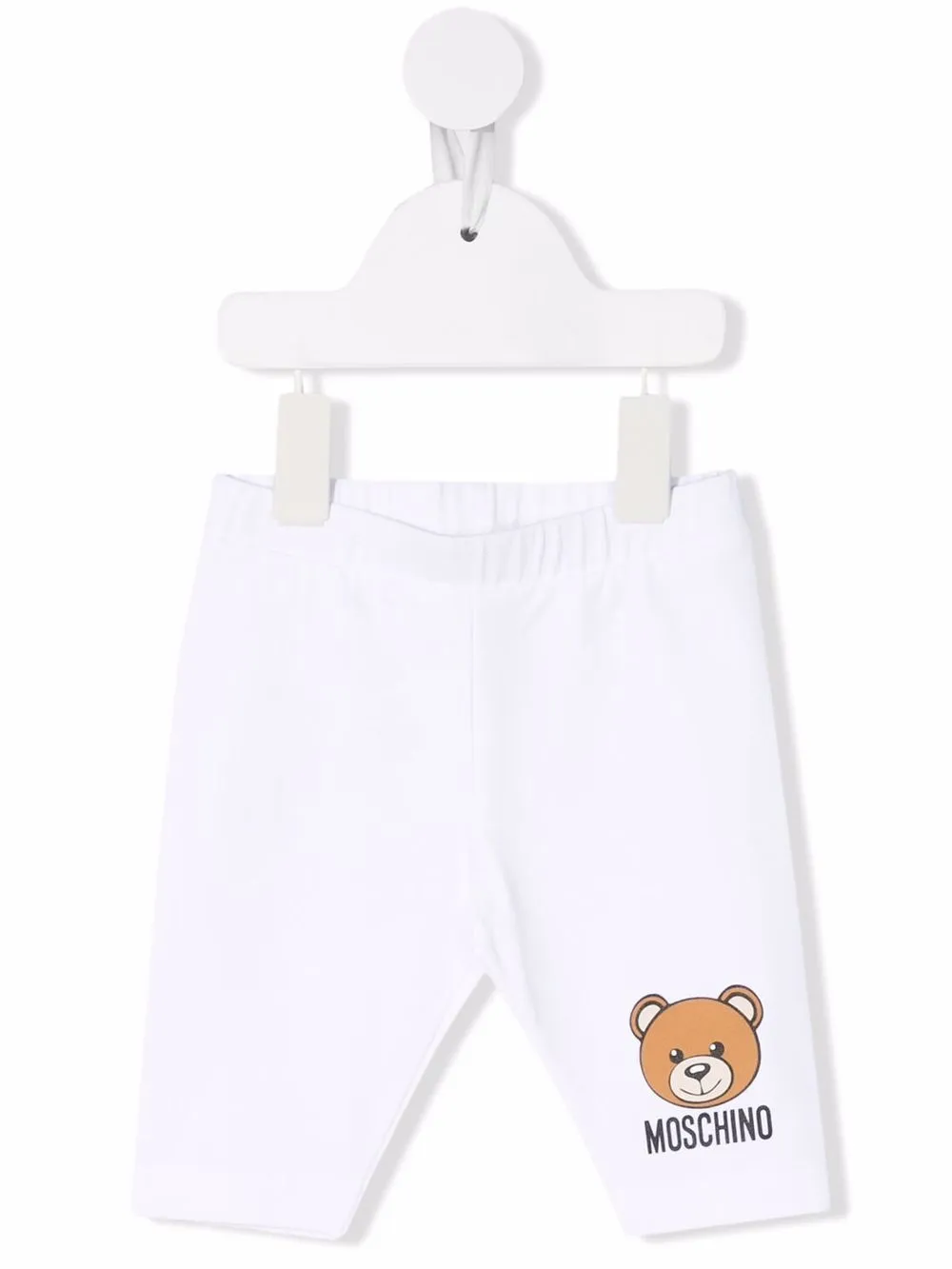 

Moschino Kids leggins con motivo Teddy Bear - Blanco