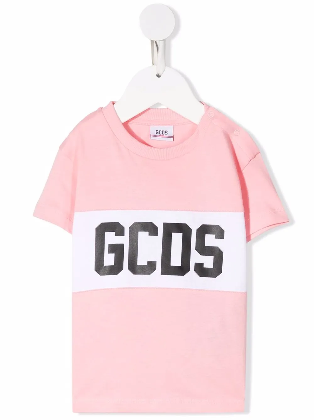 

Gcds Kids playera con logo estampado - Rosado