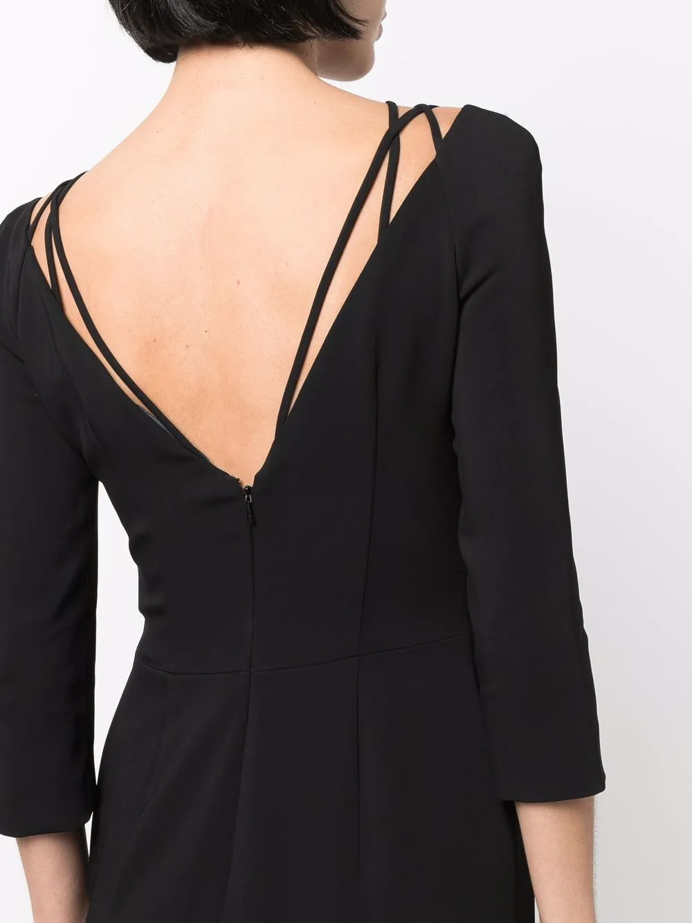 Alberta Ferretti Jurk met bandje Zwart