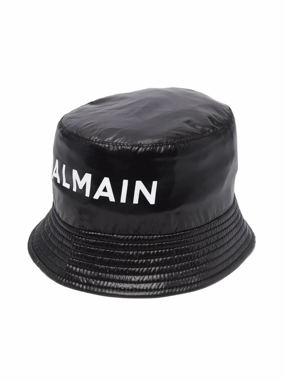 

Balmain Kids logo-print bucket hat - Black