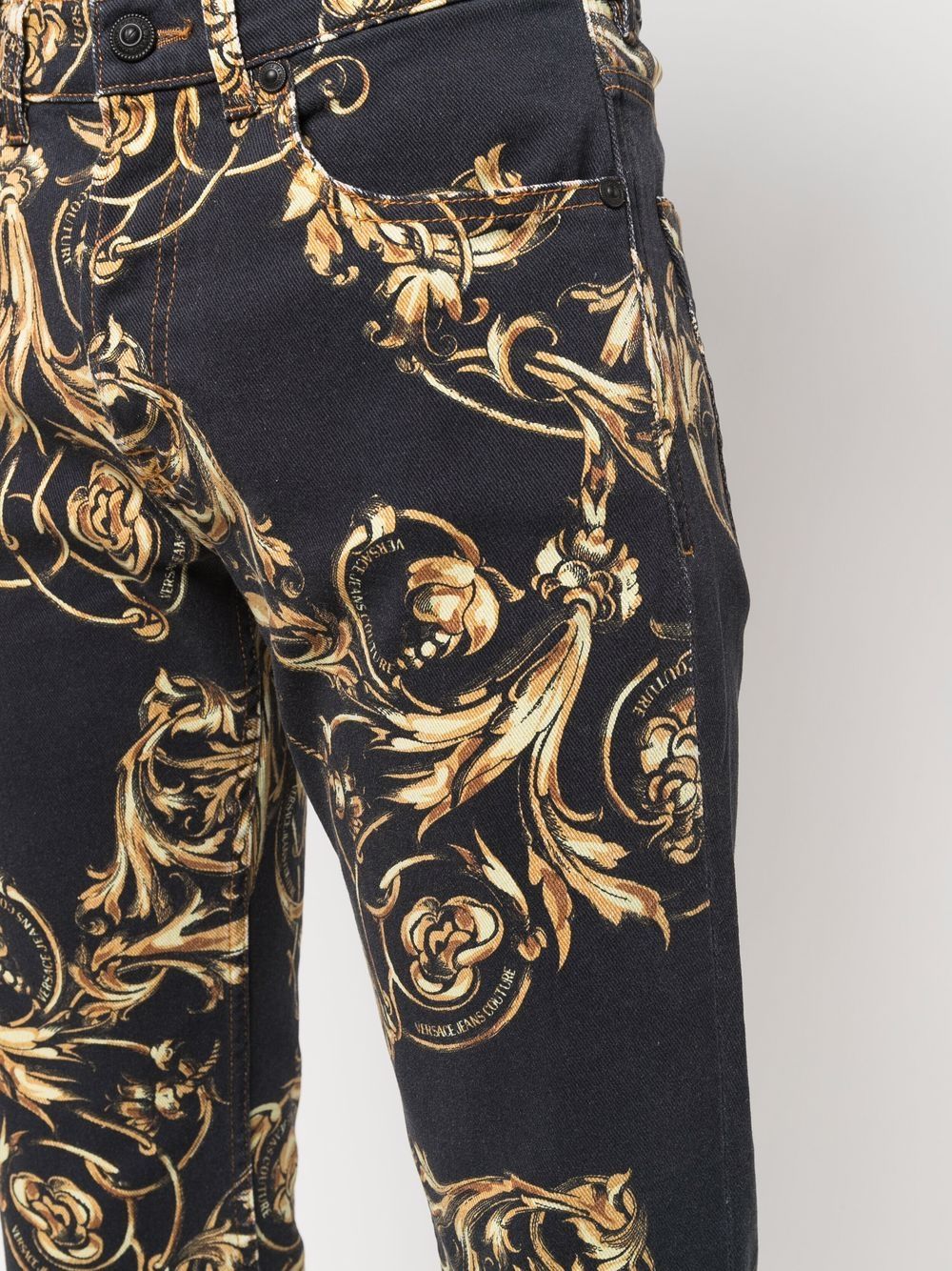 фото Versace jeans couture джинсы с принтом regalia baroque